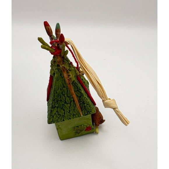 Hallmark Birdhouse Christmas Ornament Natures Sketchbook Marjolein Bastin - Picture 8 of 11